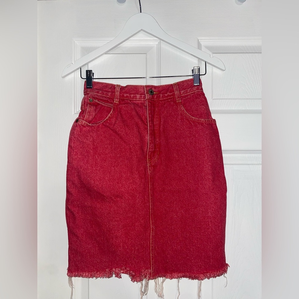 Vintage HOLLYWOOD ERA Denim Skirt